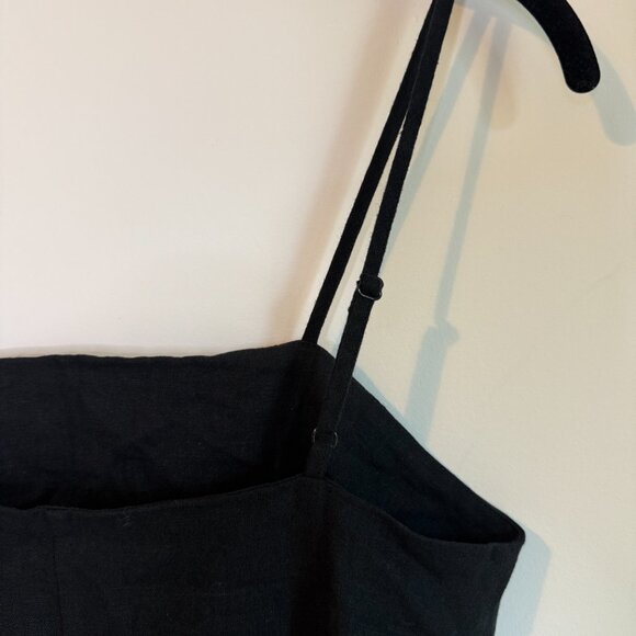 Elegant Black Spaghetti Strap Dress - Picture 7 of 7